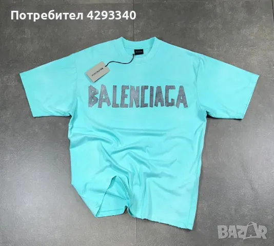 Мъжки тениски Balenciaga , снимка 2 - Тениски - 47888895