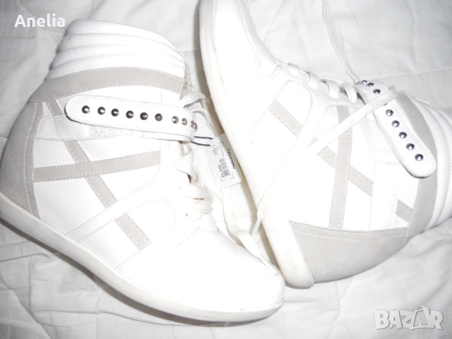 Естествена КОЖА Дамски Платформи Обувки Номер 41, снимка 10 - Маратонки - 52200006