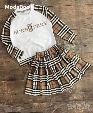 Детски комплект Burberry с пола 
