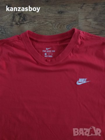 NIKE M NSW CLUB - страхотна мъжка тениска КАТО НОВА, снимка 8 - Тениски - 40075459