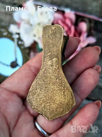 Викторианска бронзова щипка за писма, снимка 4 - Антикварни и старинни предмети - 55959696