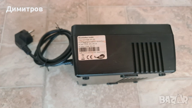 Стабилизатор на напрежение Power Walker AVR 1200, снимка 5 - Друга електроника - 54060039