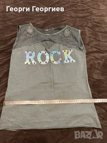 Уникална, нестандартна блузка, снимка 8 - Тениски - 50626173