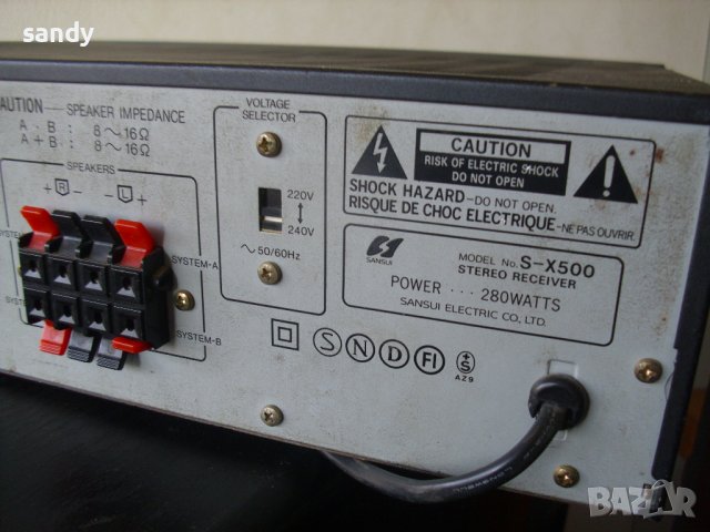 Ресивар-SANSUI-S-X-500, снимка 3 - Ресийвъри, усилватели, смесителни пултове - 38485802