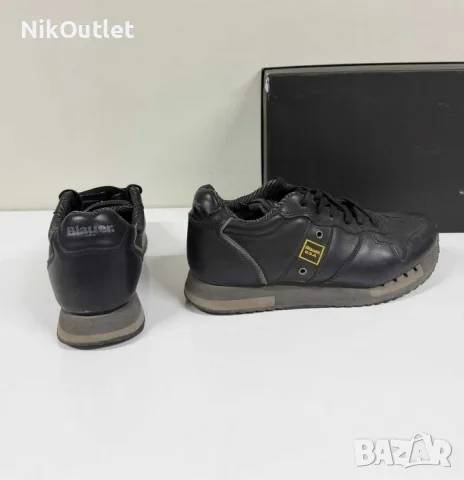 Кожени сникърси Blauer USA, снимка 4 - Кецове - 56124636