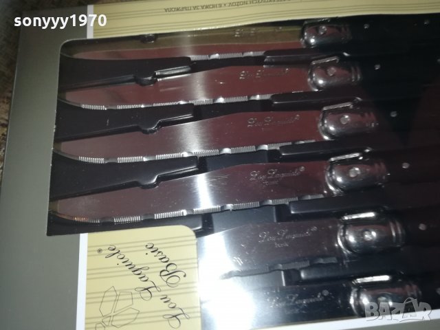 laguiole 6бр BLACK-knives france 2002211330, снимка 10 - Колекции - 31886749