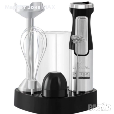 Мощен ръчен блендер Lexical-LHB-1666 6-в-1: Пасиране, разбиване и повече с 800W мощност, снимка 6 - Блендери - 52874829