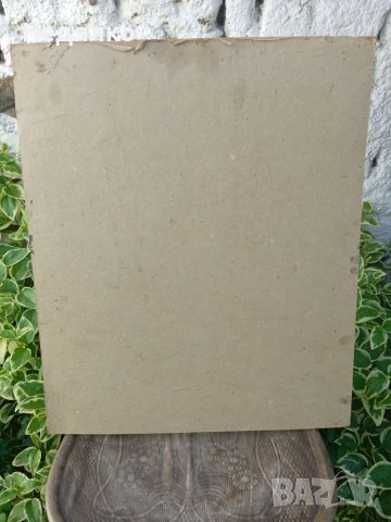 Момиче с ябълки,картина,проф.Стоян Домусчиев , снимка 8 - Картини - 38727395