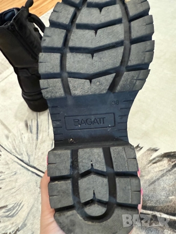 Bagatt боти от естествена кожа, снимка 5 - Дамски боти - 52827257