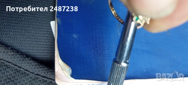 18каратов,маркиран,с изумруди, снимка 8 - Пръстени - 54250990