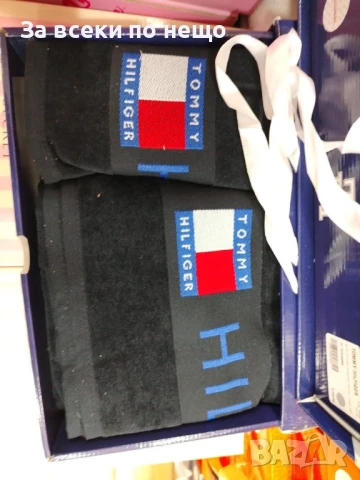 Tommy Hilfiger Луксозни Хавлии - 2бр. в кутия - Налични Различни Цветове Код E612, снимка 2 - Хавлиени кърпи - 50957752