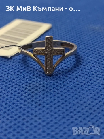 Златен дамски пръстен 1,7гр-14к, снимка 1