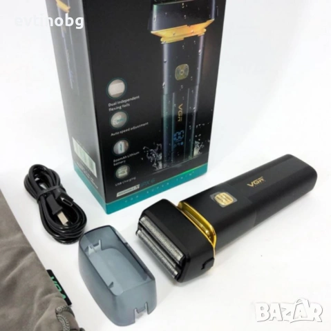 Марка и модел: VGR V-355; Тип устройство: Електрическа самобръсначка; Захранване: Вградена батерия, , снимка 5 - Електрически самобръсначки - 53947453