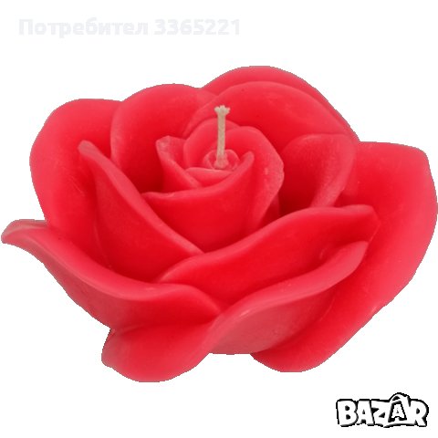 свещ  с аромат роза , снимка 2 - Други - 37939713