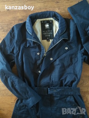 g-star minor long slim trench wmn - страхотен дамски тренч КАТО НОВ, снимка 5 - Якета - 38475326