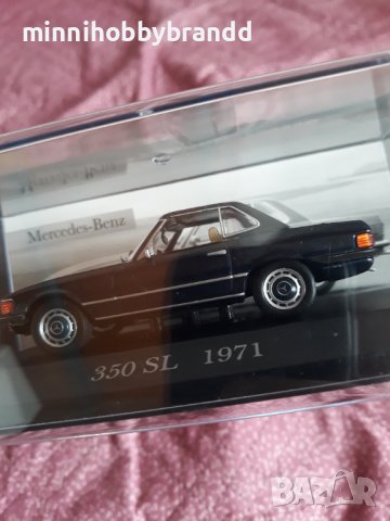 Mercedes Benz 1.43 350 SL 1971 Ixo Deagostini, снимка 10 - Колекции - 42875152