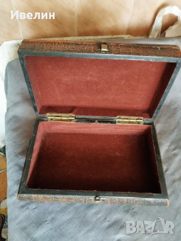 стара дървена кутия, снимка 4 - Антикварни и старинни предмети - 30885725