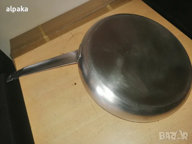 Продавам голям български тиган, алпака от Хром Силистра, снимка 4 - Съдове за готвене - 49782096