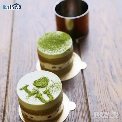 Ø 8 9 см златна кръгла подложка подложки велпапе картон картонени за кексче мъфини пасти десерт, снимка 6 - Други - 34178162