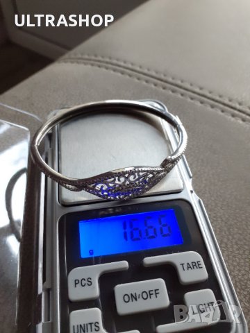 НОВА Уникална сребърна гривна 16.6грама, снимка 8 - Гривни - 27314100