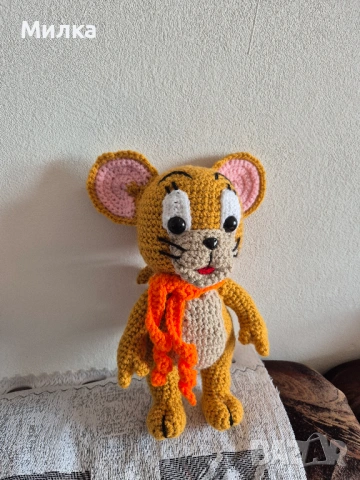 Том и Джери - ръчна изработка, снимка 10 - Плюшени играчки - 53556762