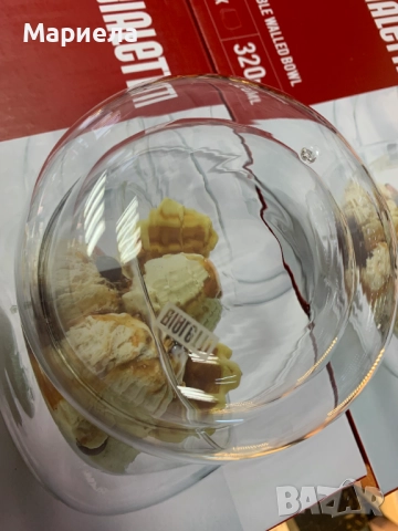 Bialetti Купа с двойни стени 320мл. 4бр в комплект, снимка 7 - Чинии - 52118249