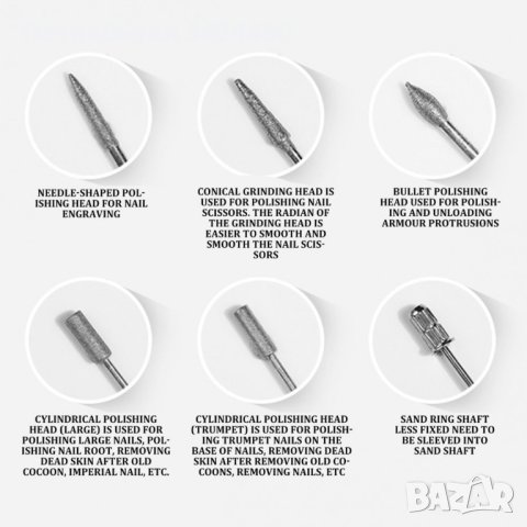 Електрическа пила за нокти, снимка 9 - Други - 40416731