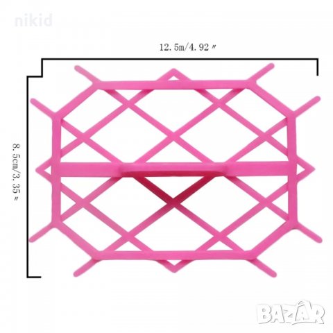 едра мрежа решетка ромб ромбове баклавички резец за украса и декор на торти фондан борд, снимка 3 - Форми - 17765349