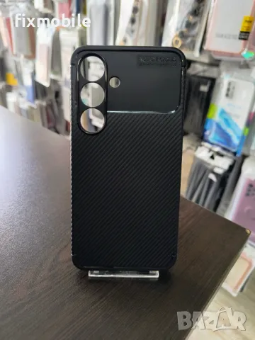Samsung Galaxy S25 Carbon Fiber силиконов Калъф / Кейс