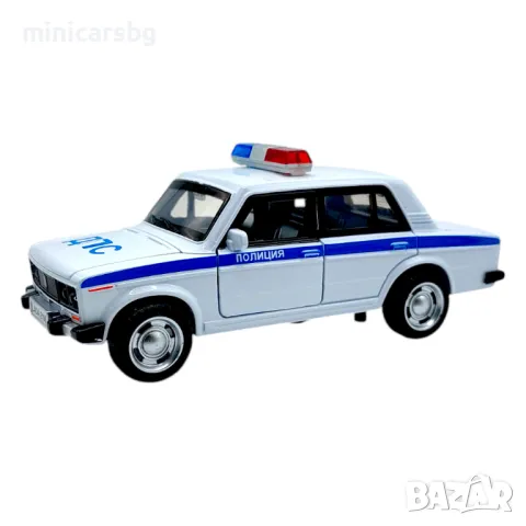 Метални колички: Lada 2106 Полиция - (ВАЗ 2106 ДПС), снимка 2 - Колекции - 49812357