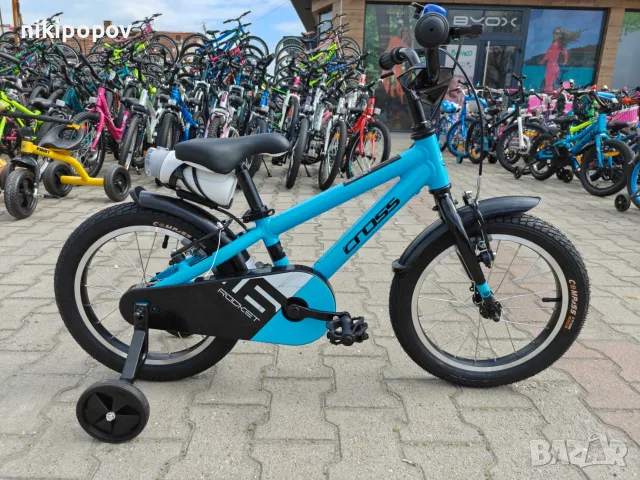 CROSS Детски алуминиев велосипед 16" ROCKET син