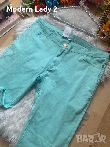 Нови дънки мента, снимка 2 - Дънки - 50884834