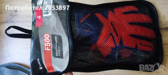 ДЕТСКИ ВРАТАРСКИ РЪКАВИЦИ VRLT 500 размер 4, снимка 2 - Футбол - 56209306