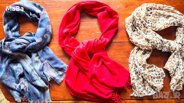 Дамски ШАЛОВЕ, правоъгълни, използвани