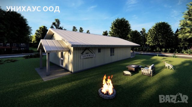 Едноетажна Къща Дом Дени 99,06 м2, снимка 3 - Монтажи - 35187401