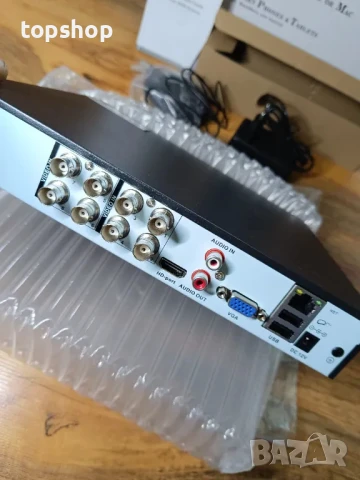 НОВ С МЕНЮ НА БЪЛГАРСКИ WESTSHINE 8 канален DVR 5M-N /5MP до 14TB хибрид 5 в 1 (AHD/TVI/CVI/CVBS/IP), снимка 10 - Аналогови камери - 50525219