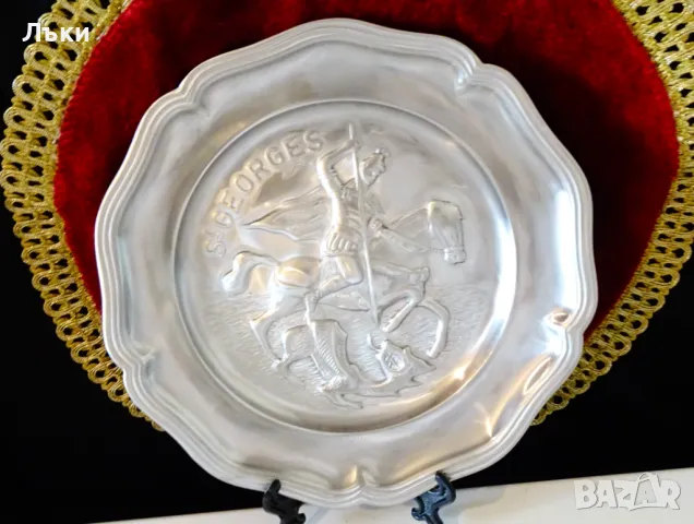 Калаена чиния Свети Георги,пано,икона,720 гр. 