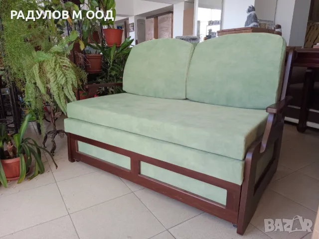 Диван масив 2-ка разтегателен, снимка 4 - Дивани и мека мебел - 37454486