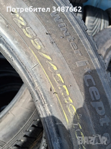 255 45 19 HANKOOK 2бр зимни дот 2021г , снимка 5 - Гуми и джанти - 53351023