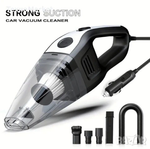Мощна удобна прахосмукачка за Автомобил готова за работа , снимка 7 - Аксесоари и консумативи - 50637641