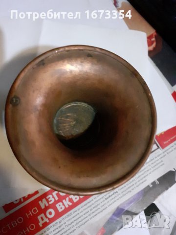 Меден свещник, снимка 6 - Антикварни и старинни предмети - 30793281