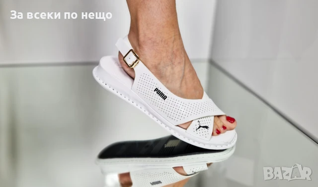 Puma Дамски Бели Сандали Пума от 36 до 41 номер Код P749, снимка 3 - Сандали - 50679041