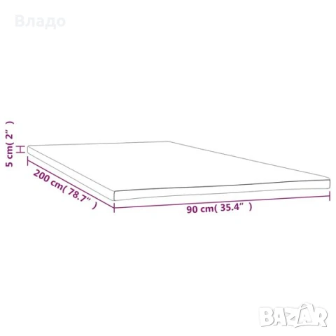 Топ матрак 90x200x5 см