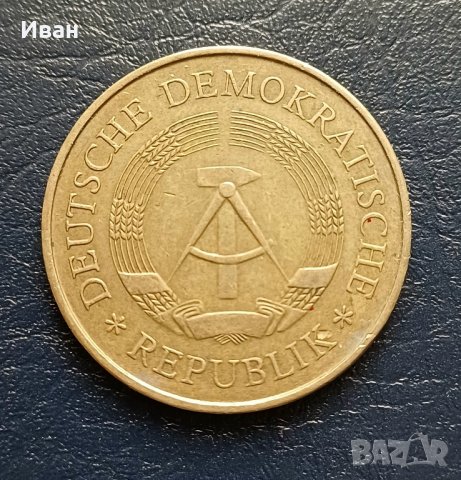 5 марки 1969 г. ГДР, снимка 2 - Нумизматика и бонистика - 42024527