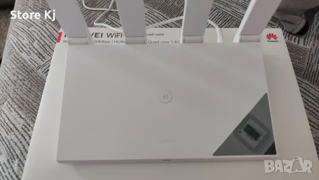 Рутер HUAWEI WiFi AX3 (Quad-Core) – Wi-Fi 6 Plus, AX3000, Отлично състояние!, снимка 3 - Рутери - 56110340