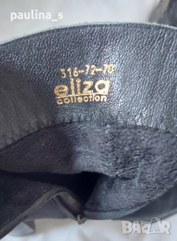 "Eliza" collection / Дамски боти от естествена кожа на ток, снимка 7 - Дамски боти - 52774581