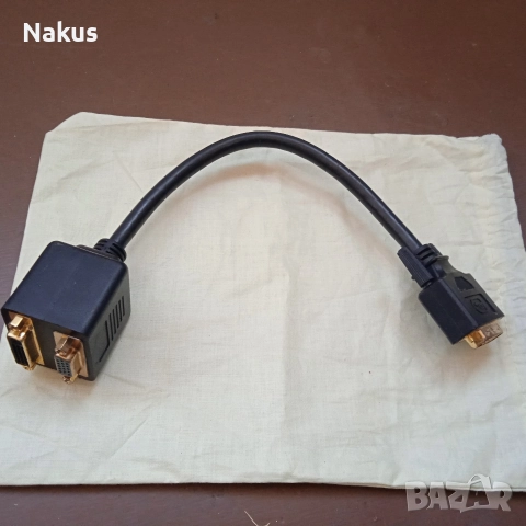 Преходници DP/DVI/HDMI/VGA, снимка 3 - Кабели и адаптери - 52846458