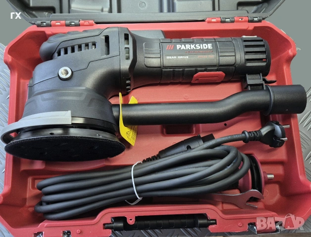  Шлайфмашина ParkSide PPEXS 750 B2, 750 W, 150 мм, комплект аксесоари, 5 м подвижен кабел, куфар, снимка 3 - Други инструменти - 53222444