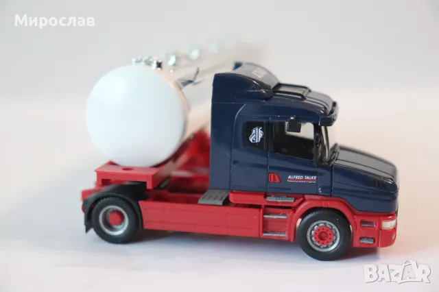 HERPA H0 1/87 SCANIA СИЛОЗ ЦИСТЕРНА КАМИОН ТИР МОДЕЛ, снимка 6 - Колекции - 50142454