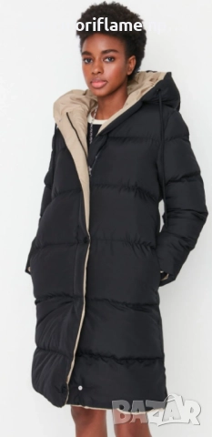 Дамско зимно двулицево яке, размер Л